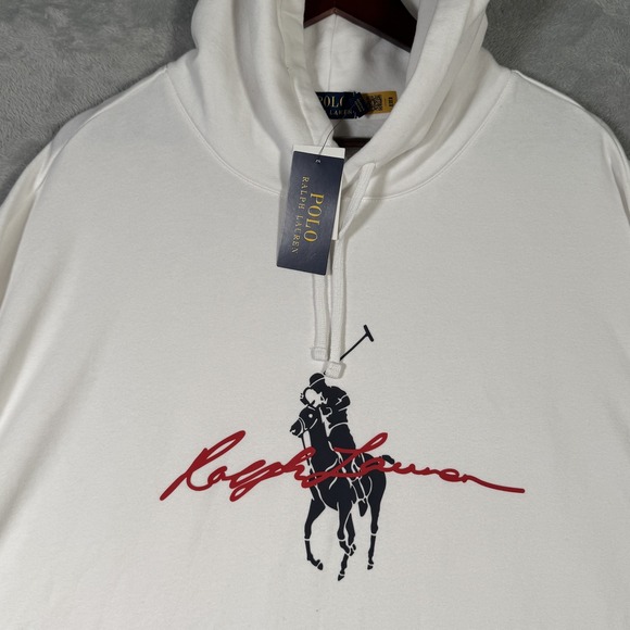Polo Ralph Lauren Hoodie Mens 3XLT Big Pony Pullover Sweatshirt Graphic 3XL Tall - Picture 1 of 10
